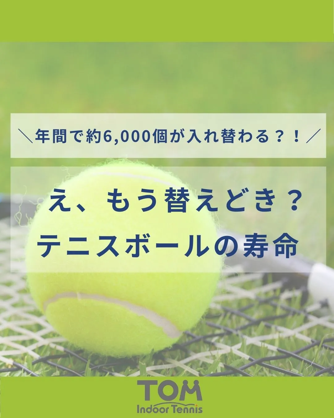 そういえば、テニスボールの替え時っていつ？